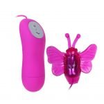 Massageador Bullet Borboleta Rosa