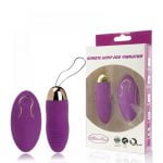 Bullet Recarregável com Controle Remoto em Soft Touch Remote Control Vibrating Egg 8,2 x 2,8cm - Imagem 2