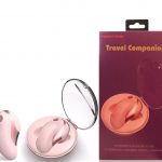 Mini Estimulador Feminino com Sucção e Vibração Recarregável TRAVEL COMPANION
