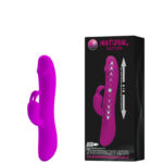 Vibrador Recarregável , Com Estimulador Clitoriano  Vibratório.