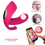 Vibrador Wireless Tripla Estimulação Comando por APP a Prova d’água Recarregável