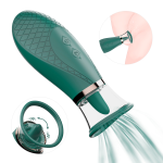 Vibrador Sugador de Clitóris com Língua com 9 Modos de Vibração Sucção e Lambida Recarregável
