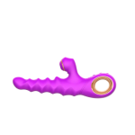 Vibrador de Ponto G e Clitóris com 10 Modos de Vibração Rotativo Vai e Vem com Aquecimento Recarregável