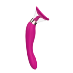 Vibrador com 4 Modos de Sucção e Vibração Recarregável
