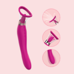 Vibrador com 4 Modos de Sucção e Vibração Recarregável - Imagem 2