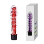 VIBRADOR PERSONAL COM CAPA TEXTURIZADA. POSSUI SUPERFICIE LISA E UM MOTOR MULTIVELOCIDADE CONTROLADO A PARTIR DE