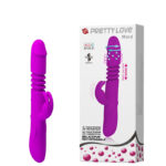 Vibrador Recarregável Rotativo Sobe e Desce Com Esferas Rotativas – PRETTY LOVE WARD