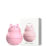 ESTIMULADOR DE CLITORIS FORMATO GATINHO COM LINGUA ESTIMULADORA. POSSUI 12 MODOS DE MOVIMENTOS. PRODUTO: 7,9X6,3X