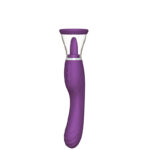 Vibrador Recarregável 4 Em 1, Com Penetrador E Bomba Clitoriana E Língua Estimuladora - Imagem 2