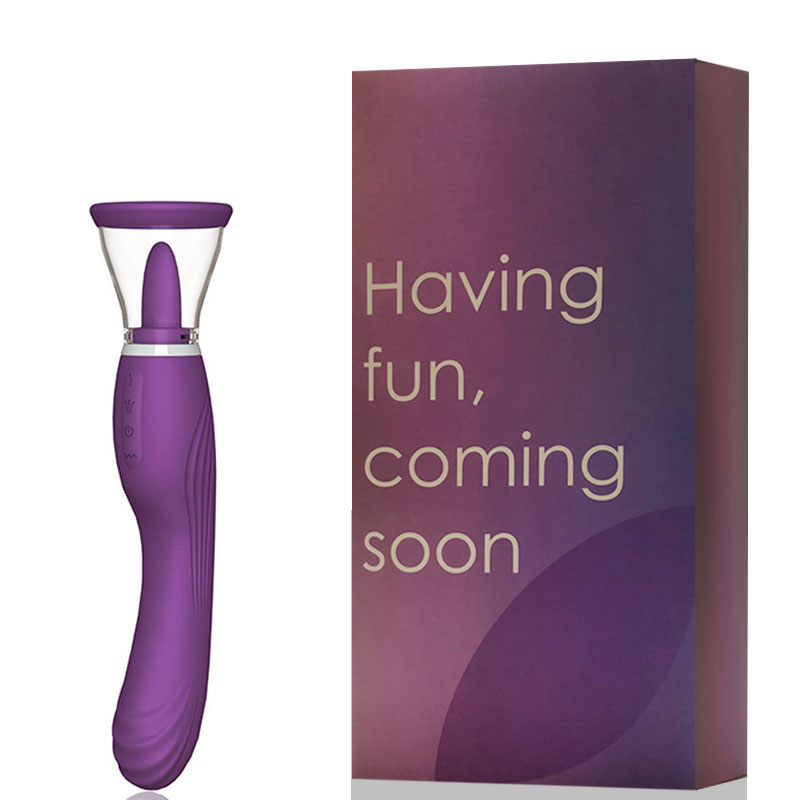 PLHB Bomba Vibrador Recarregável 4 Em 1, Com Penetrador E Bomba Clitoriana E Língua Estimuladora - Imagem 1