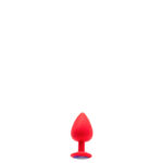 Plug Anal Em Silicone, Possui Em Sua Base Uma Pedra Colorida Lapidada Como Uma Joia. - Imagem 3