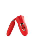 Vibrador Recarregável Formato Boca Com Penetrador E Movimentos De Vai E Vem – GOOD VIBE TOYS - Imagem 2