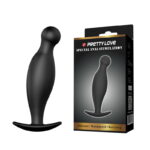 Plug Anal Anatômico Em Silicone Preto